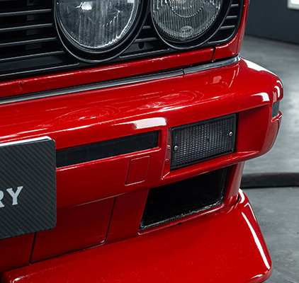 BMW E30 M3 Lack nachher