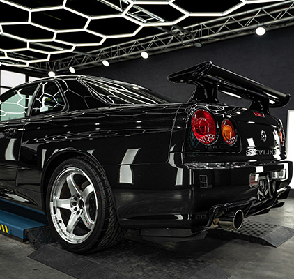 Nissan R34 GT-R Heck